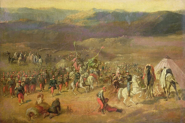 The Capture of the Retinue of Abd-el-Kader (1808-83) or, The Battle of Isly on August 14th