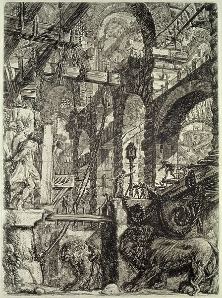 Carceri (Prison) V, 1760 (etching)