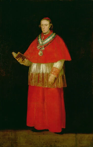 Cardinal Don Luis de Bourbon (1777-1823) c. 1800 (oil on canvas)
