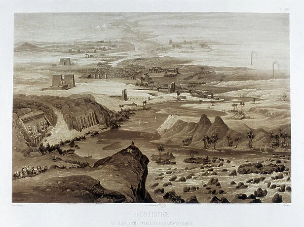 Cataract of the Nile River near Alexandria, 1841