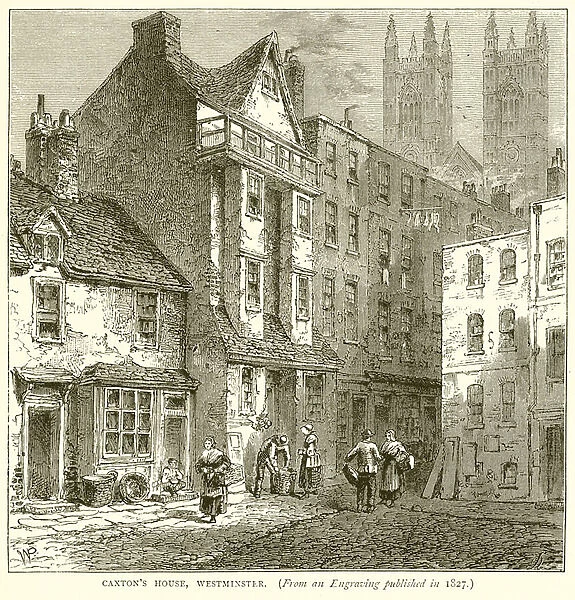 Caxtons House, Westminster (engraving)