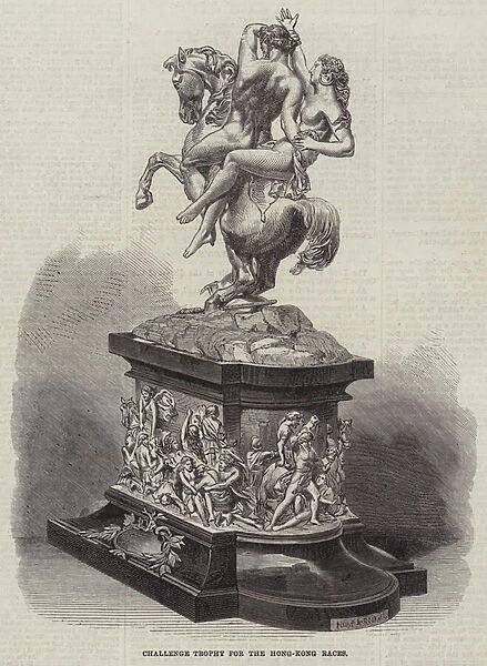 Challenge Trophy for the Hong-Kong Races (engraving)