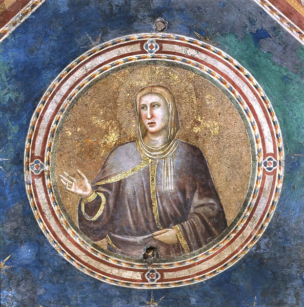Chapel of the Magadalene: St. Martha, 1307-08 (fresco)