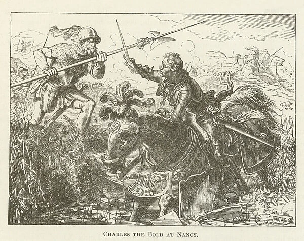 Charles the Bold at Nancy (engraving)