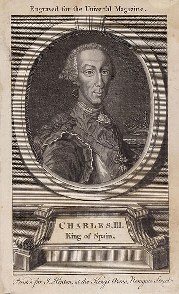 Charles III, King of Spain (engraving)