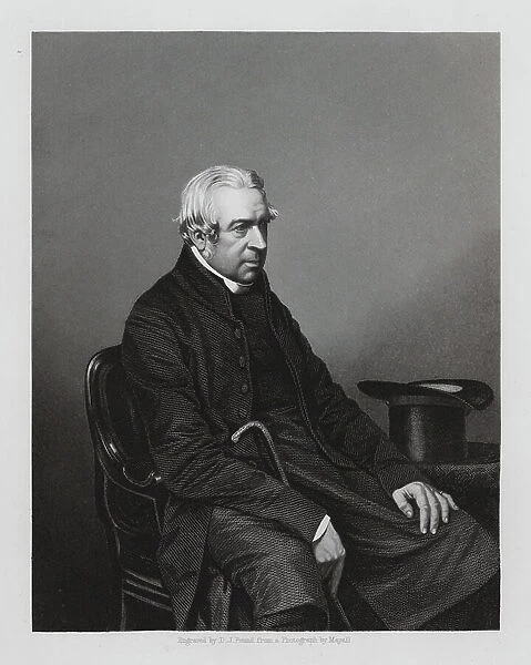 Charles Richard Sumner, English clergyman (engraving)