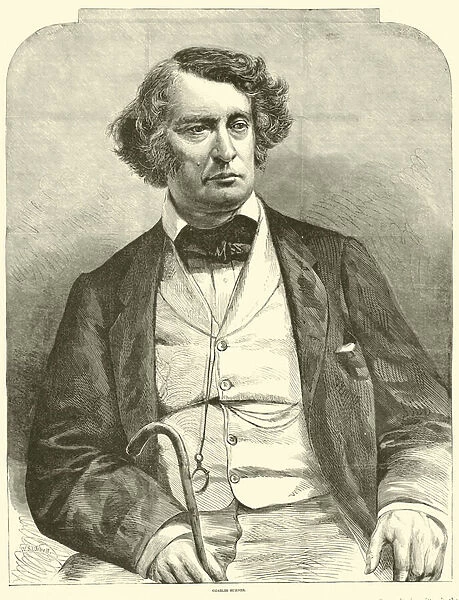 Charles Sumner, March 1864 (engraving)
