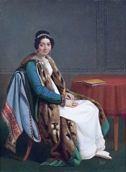 Charlotte Bonaparte, 1830-1835, (oil on canvas)