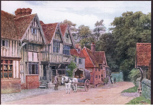 Chiddingstone, Kent, from The Cottages and the Village Life of Rural England published by