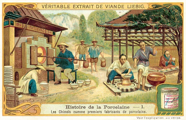 The Chinese, first makers of porcelain (chromolitho)