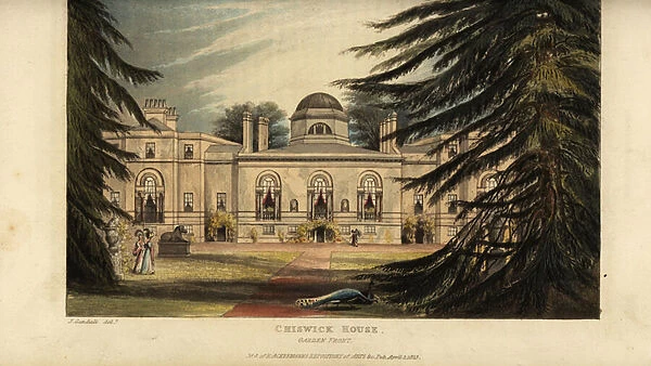 Chiswick House, 1823 (engraving)