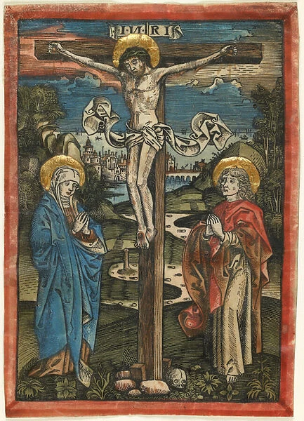 Christ on the Cross with Mary and Saint John, from the Missale Defunctorum, c