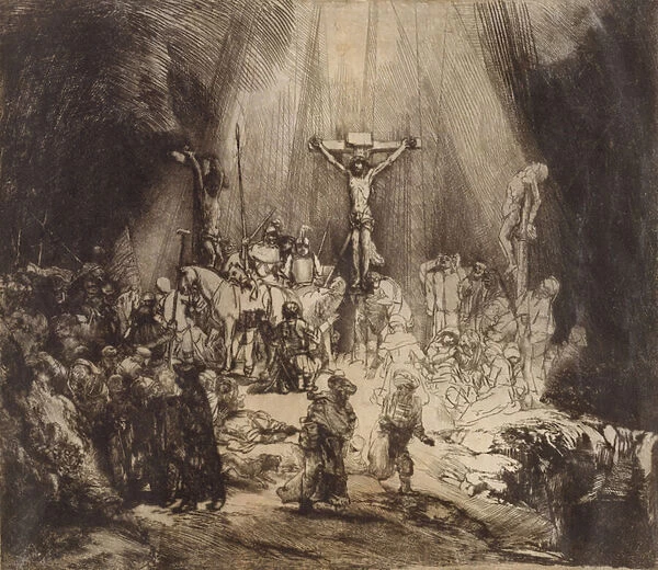 Christ Crucified between the Two Thieves: The Three Crosses
