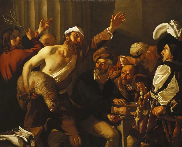 Christ Driving the Moneychangers from the Temple, 1621 (oil on canvas)