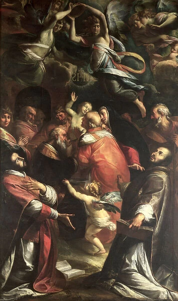 Circumcision of Christ with St. Ignatius of Loyola and St. Francis Xavier