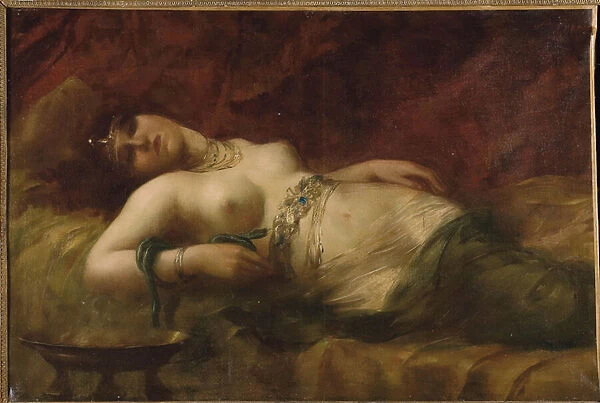 Cleopatra, late 19th century (oil on canvas)