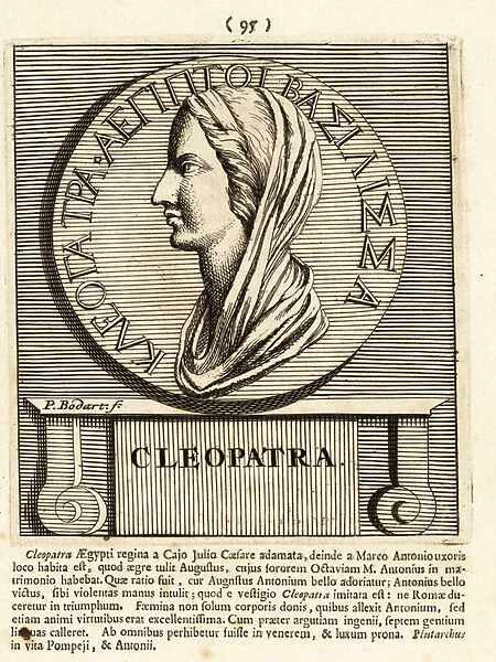 Cleopatra, Queen of Ptolemaic Egypt, 1810 (engraving)