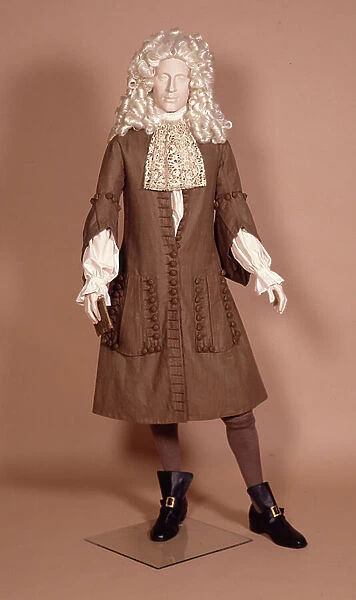 Coat, 1685-95 (silk & wool)