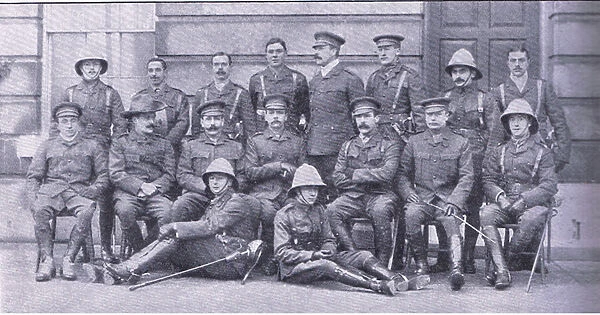 Col Owen, Major Boole-Smith and the other offiocers of the Dragoon Guards