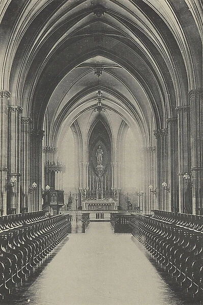 Conflans: La Chapelle en 1904 (b / w photo)
