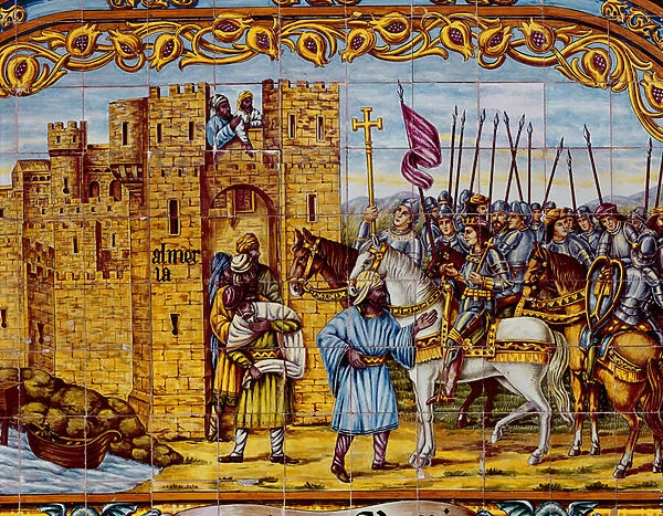 Conquest of Almeria by the Catholic Kings in 1488 (ceramic) (detail of 400253)