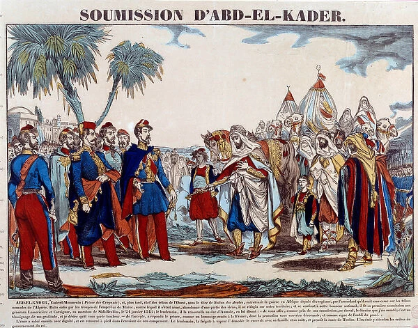 Conquete of Algeria (1830-1847): the submission of Abd el Kader