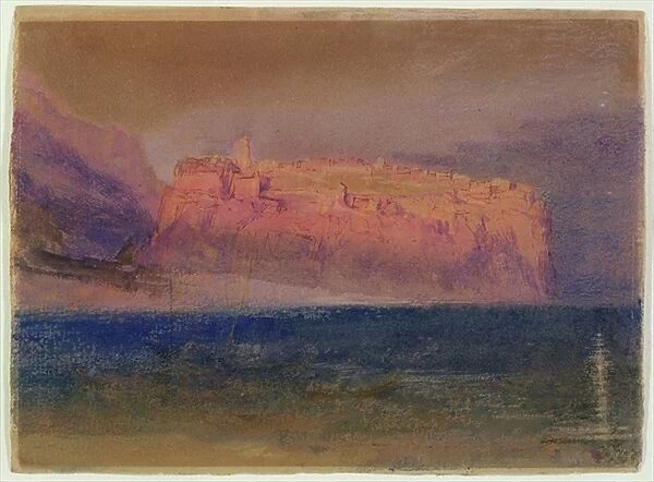 Corsica, (Monaco?) c.1830-35 (w / c on brown paper)