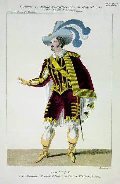 Costume for Adolphe Nourrit (180239) in the Role of Don
