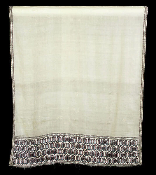 COSTUME: shawl, Asia, Kashmir (place of manufacture), c. 1800-1810, overall: 3100x3100mm (wool)