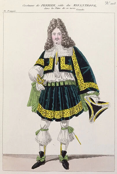 Costume worn by the actor Perrier in Le Misanthrope