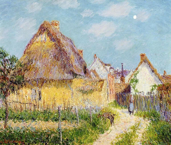 Cottage at Le Vaudreuil, 1903 (oil on canvas)