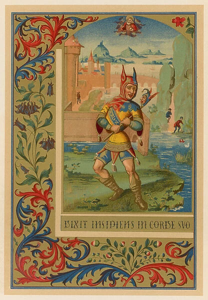 A Court-Fool, of 15th Century (chromolitho)