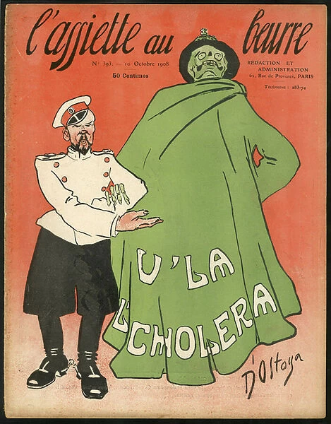 Cover of 'The Butter Plate', number 393, Satirical in Colors