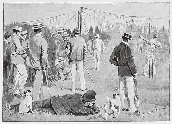 Cricket in the Parks (litho)