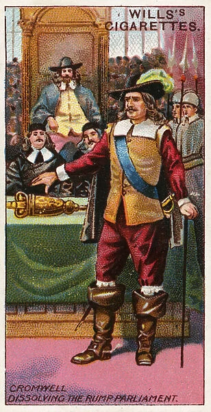 Cromwell dissolving the Rump Parliament