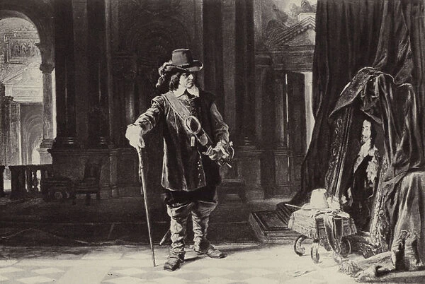 Cromwell at Whitehall (photogravure)