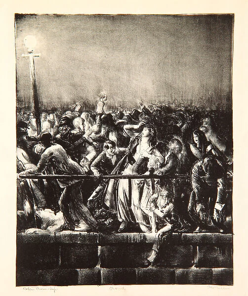The Crowd, 1923 (litho)