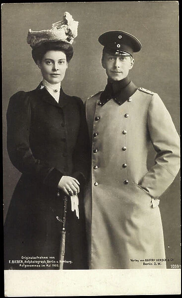 Crown Prince Couple, Friedrich Wilhelm, Cecilie, Liersch