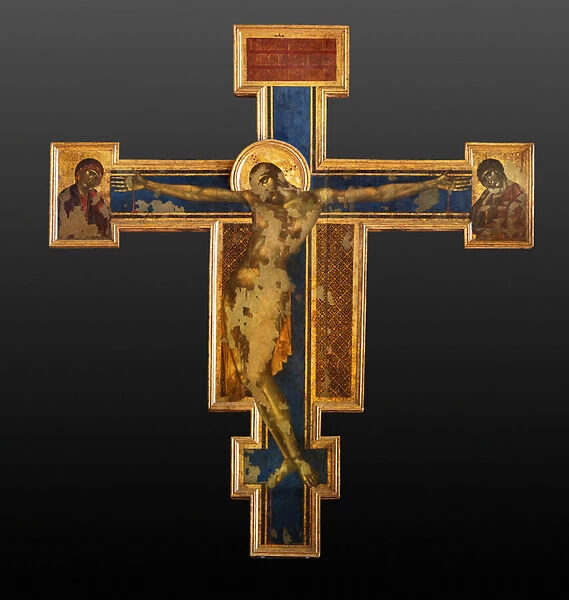 Crucifix (tempera on wood)