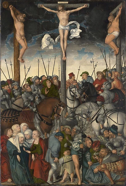 The Crucifixion, 1538 (oil on panel)