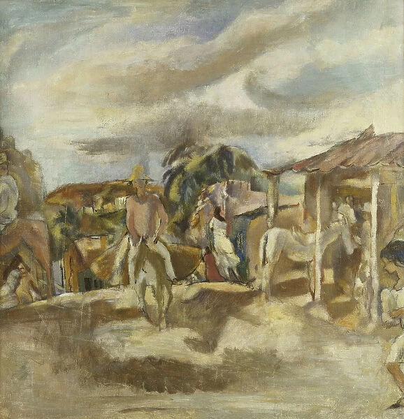 Cuban Village; Village Cubain, c. 1917-1918 (oil on canvas)