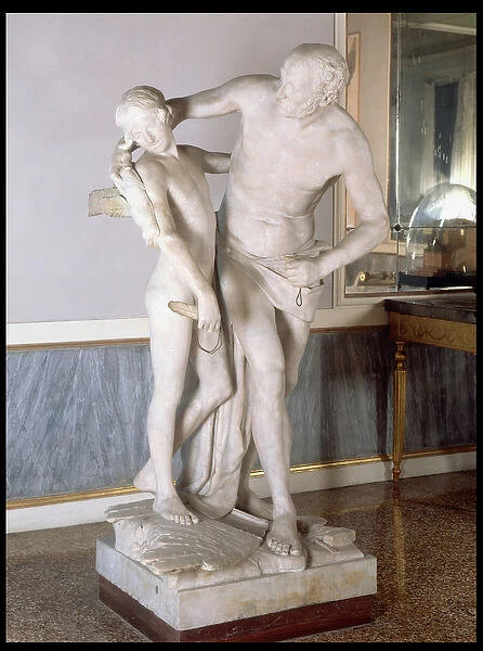 Daedalus and Icarus (marble)