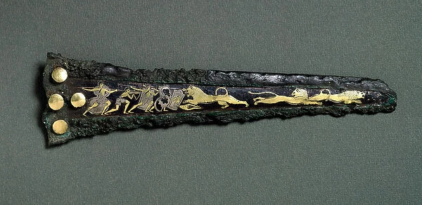 Dagger (bronze, gold & silver)