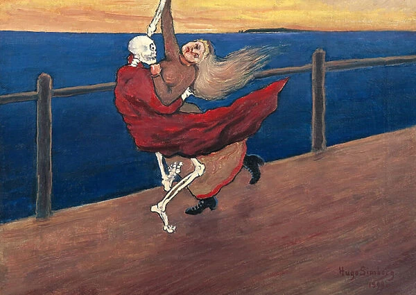 Dance of Death par Simberg, Hugo (1873-1917), 1899 - Oil on canvas