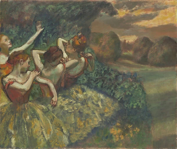 Four Dancers, c. 1899 (oil on canvas)