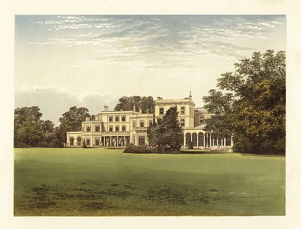 Danesfield House, Buckinghamshire, England. 1880 (engraving)