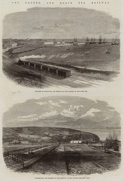 The Danube and Black Sea Railway (engraving)