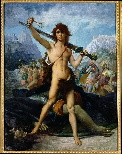 David Triumphant, 1874 (oil on canvas)