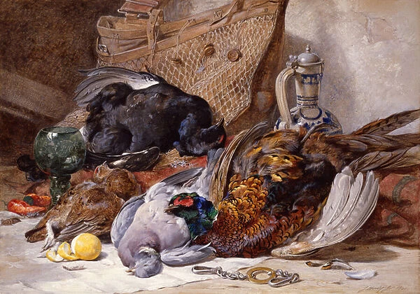 The Days Bag, 1883 (oil on canvas)