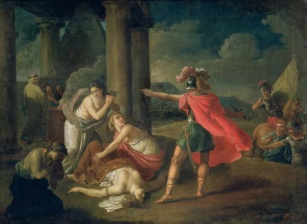 The Death of Camilla, Sister of Horatius, 1787 (oil on canvas)